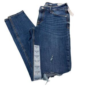 Old Navy Rockstar Super Skinny Womens Jeans Size 4 Blue Denim Distressed Style